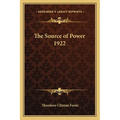 The Source of Power 1922 - Paperback