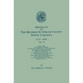 Abstracts of the Records of Onslow County, North Carolina, 1734-1850. in Two Volumes. Volume II