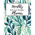 Monthly Bill and Budget Planner - Paperback