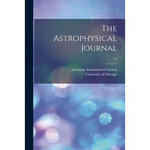 The Astrophysical Journal; 11 - Paperback