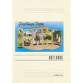 Vintage Lined Notebook Greetings from Idaho - Paperback