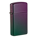 Zippo Slim Iridescent Violet Base Model, Satin Finish Windproof Lighter  #49267