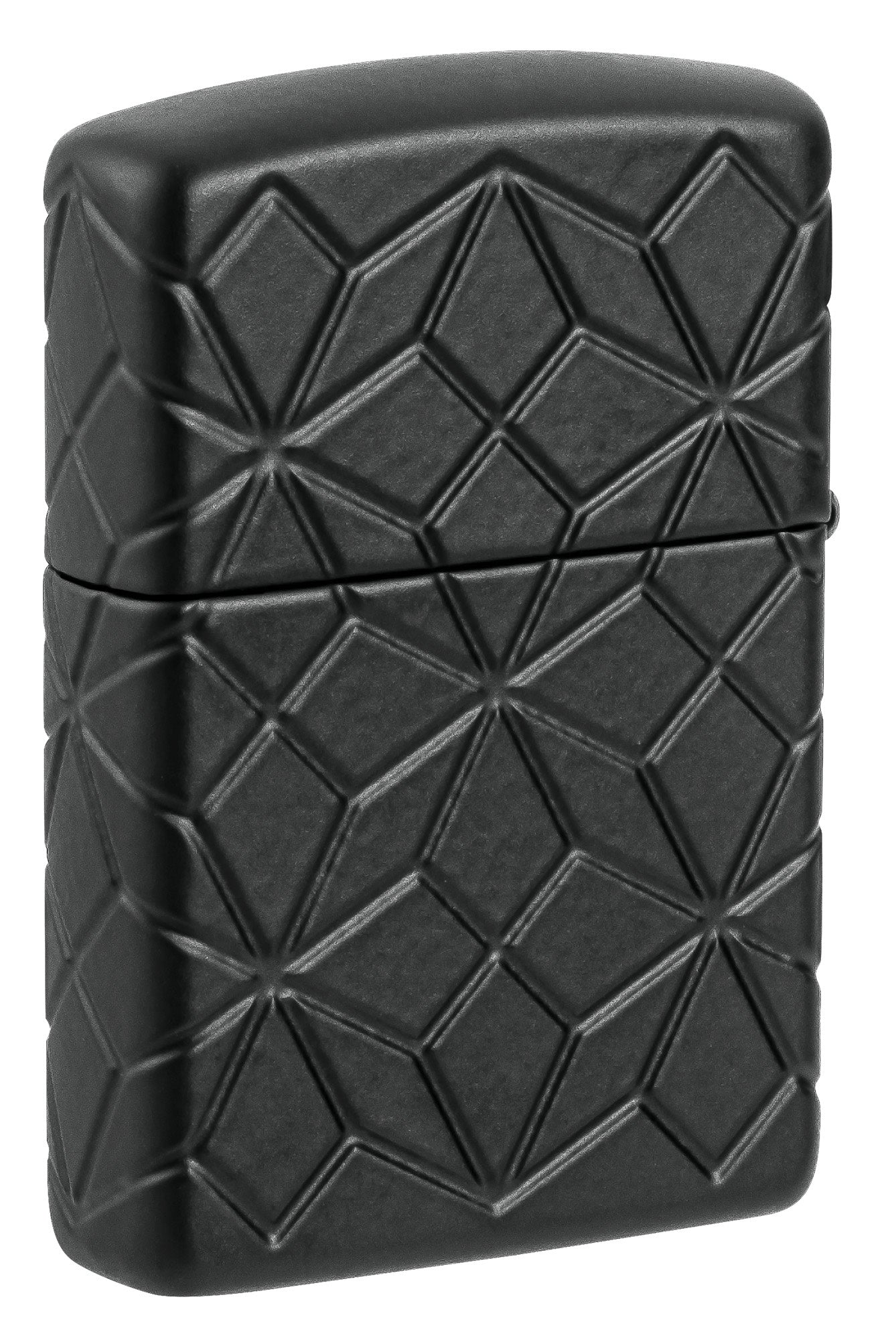 Zippo Armor Crystal Design Black Matte Crystal Attached #46756