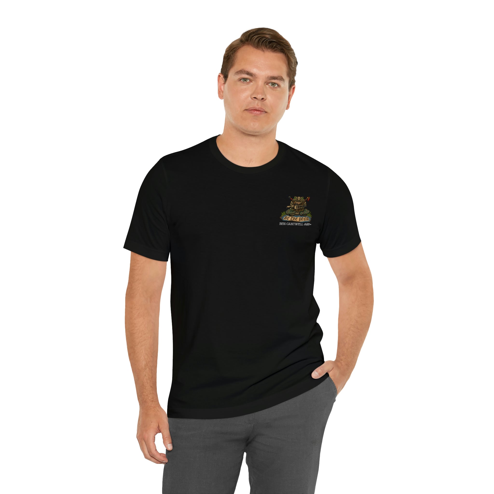 Be the Pond Frog with MK32 Grenade Launcher - Front Print - Short Sleeve Tee