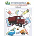 Construction Vehicle Coloring Book: A Fun Activity Book for Kids Filled With Big Trucks, Cranes, Diggers and Dumpers - Paperback