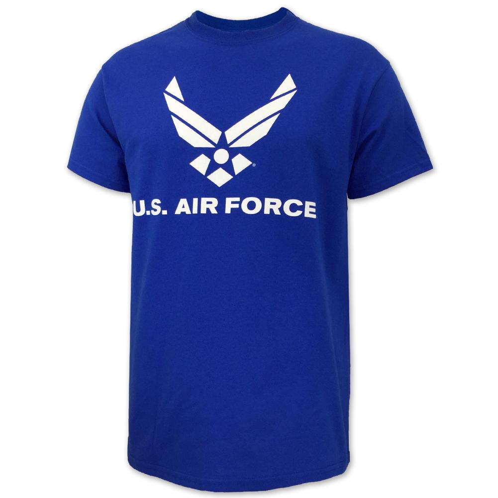 Air Force Wings Logo T-Shirt (Royal)