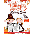 Thanksgiving Activity Book For Kids - Paperback