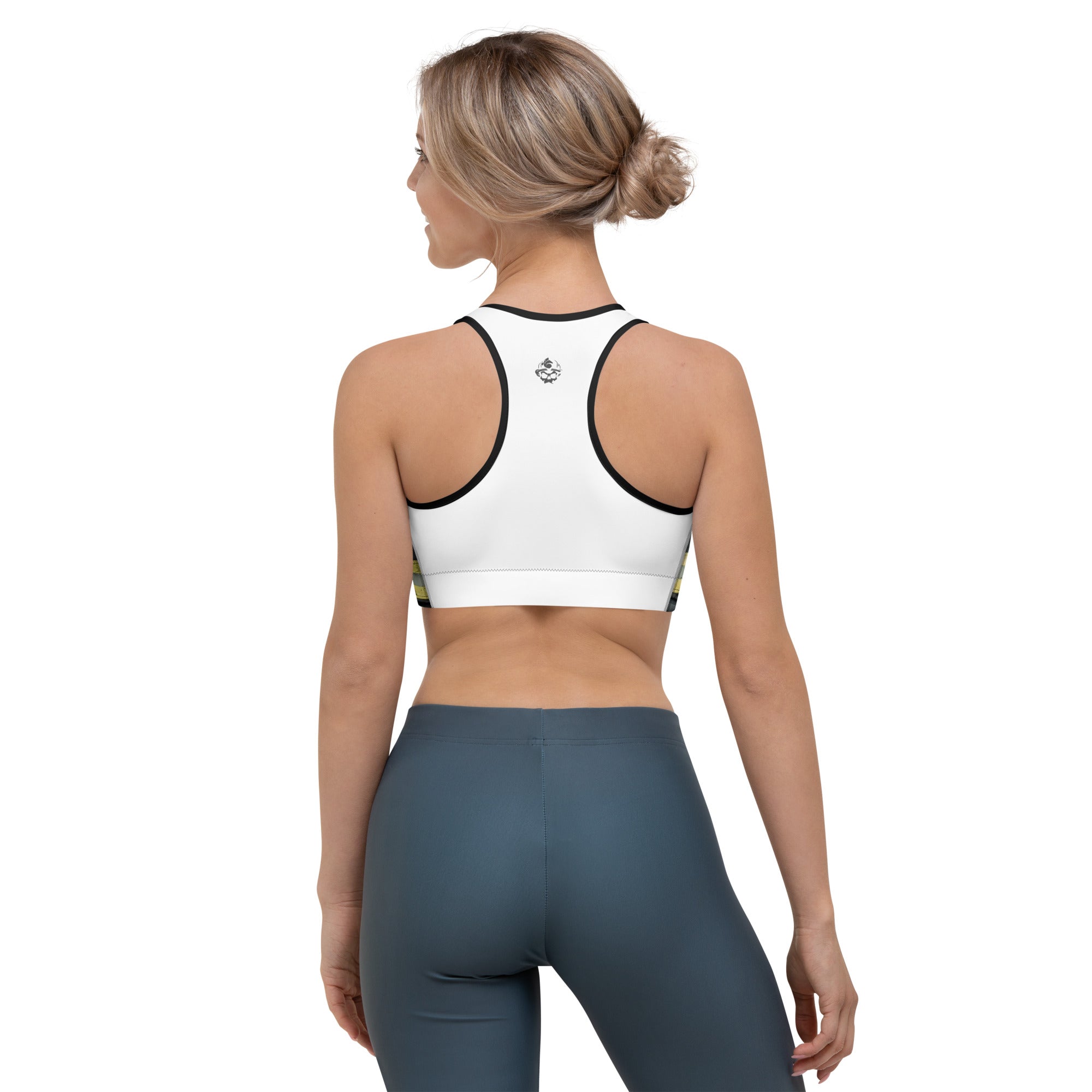Turnout Print Sports Bra (Breathable, Moisture-Wicking)