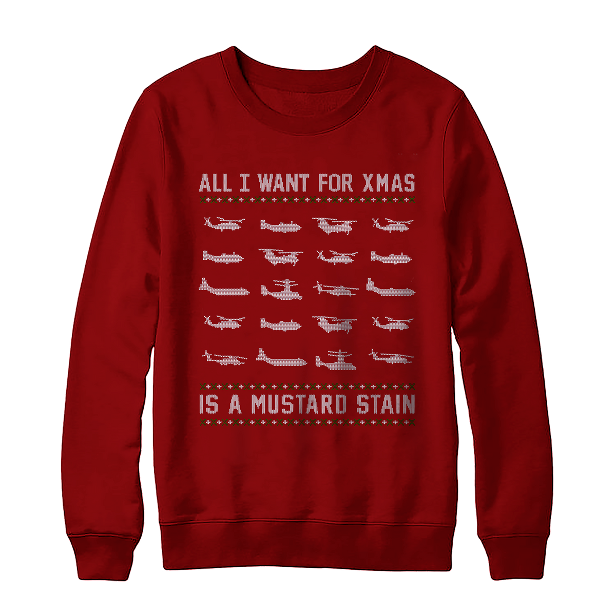 Mustard Stain Christmas Sweatshirt