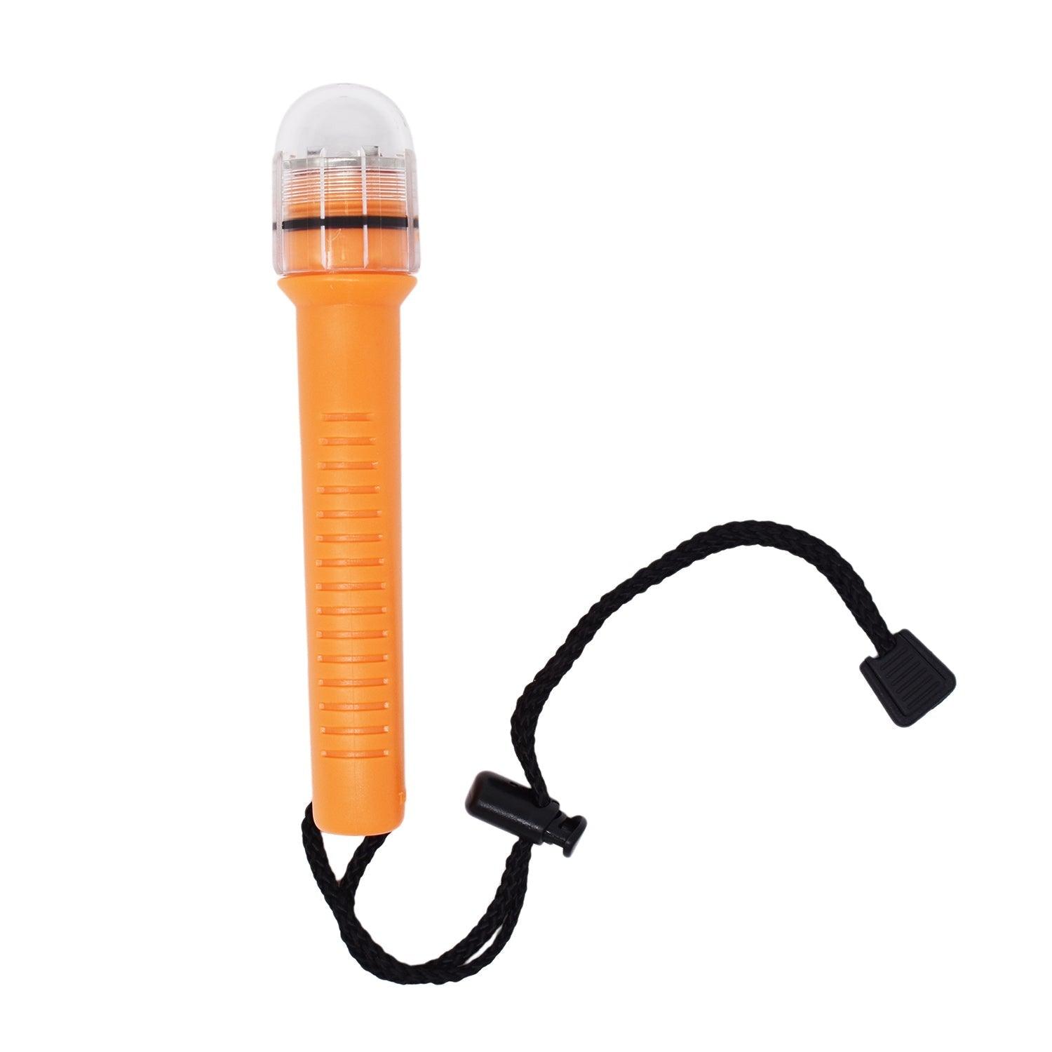 Scuba Choice Diving Safety Waterproof LED Strobe Light w/ Lanyard, Orange