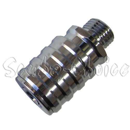 Scuba Diving Adaptor Male 9/16 To Scubapro AIR 2 Female BC 9/16-18 UNF-2A