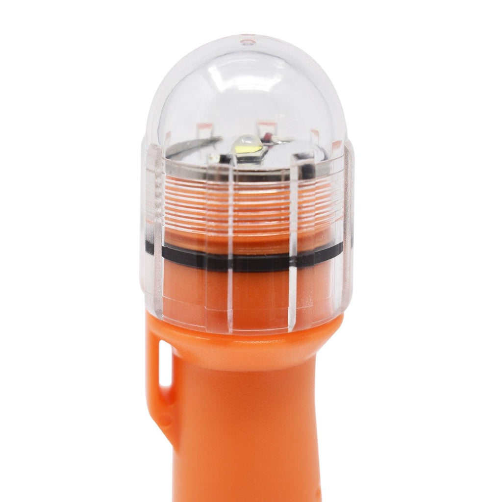 Scuba Choice Diving Safety Waterproof LED Strobe Light w/ Lanyard, Orange