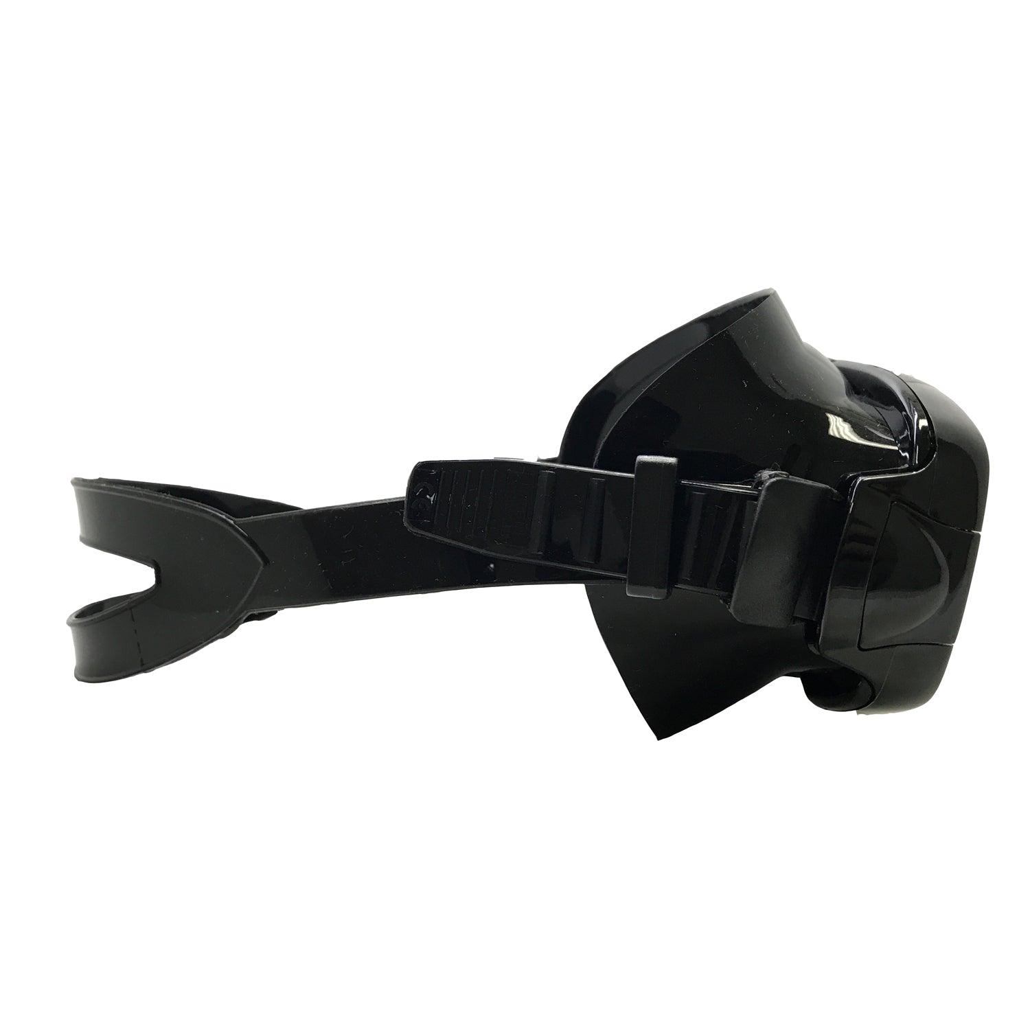 Scuba Choice Silicone Dive Mask With Yellow Mirror Coated Lense