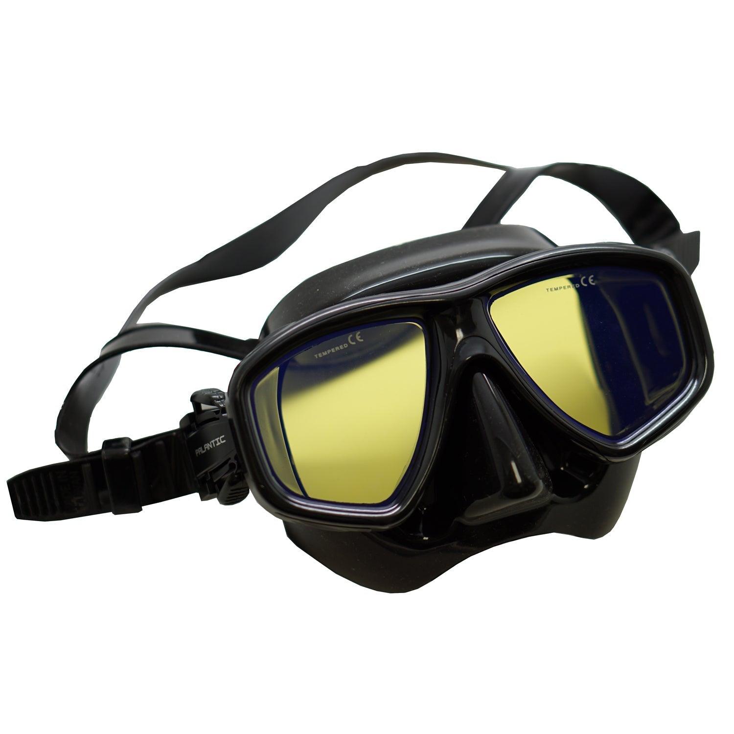 Palantic M36 Translucent Blue/Clear UV Coated Lenses Blue Dive/Snorkeling Mask