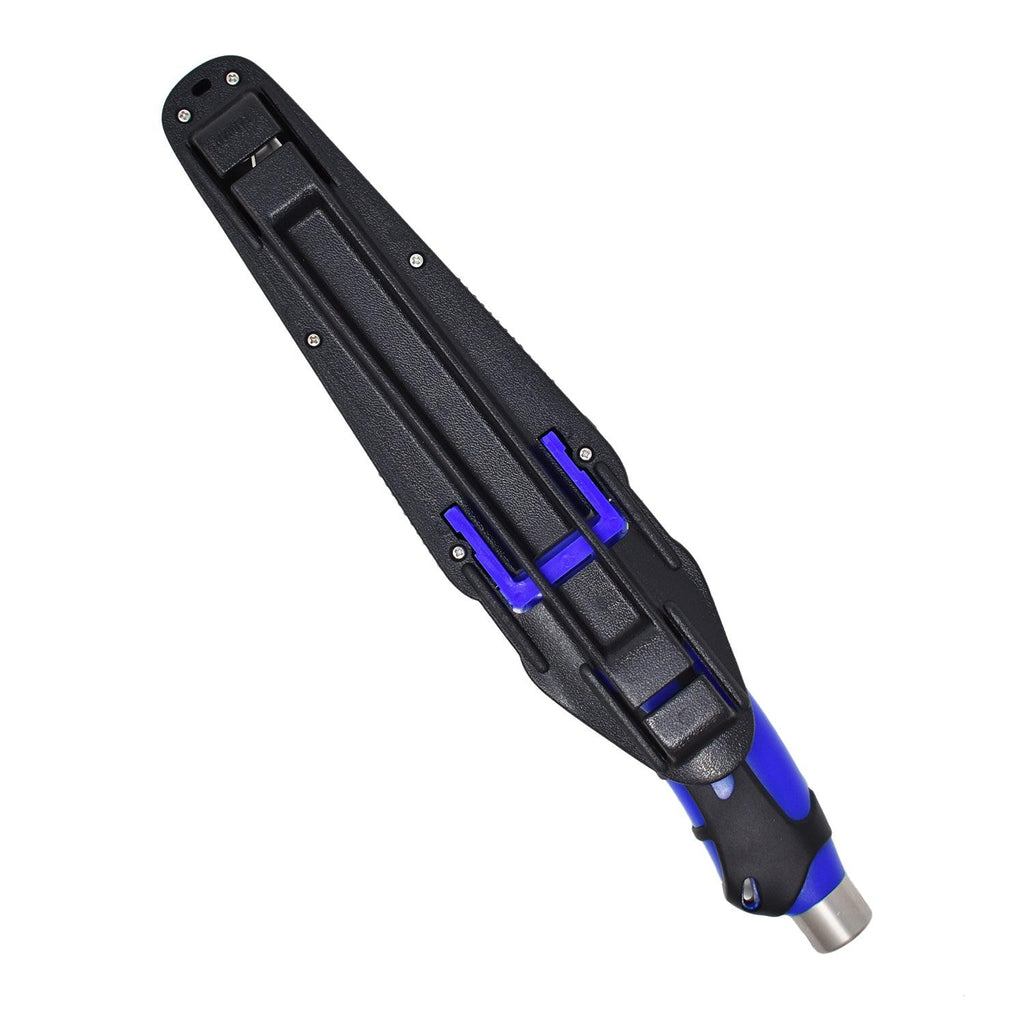 Scuba Choice 10.5" Heavy Duty Stainless Steel Blue Point-Tip Knife w/ 2 Straps