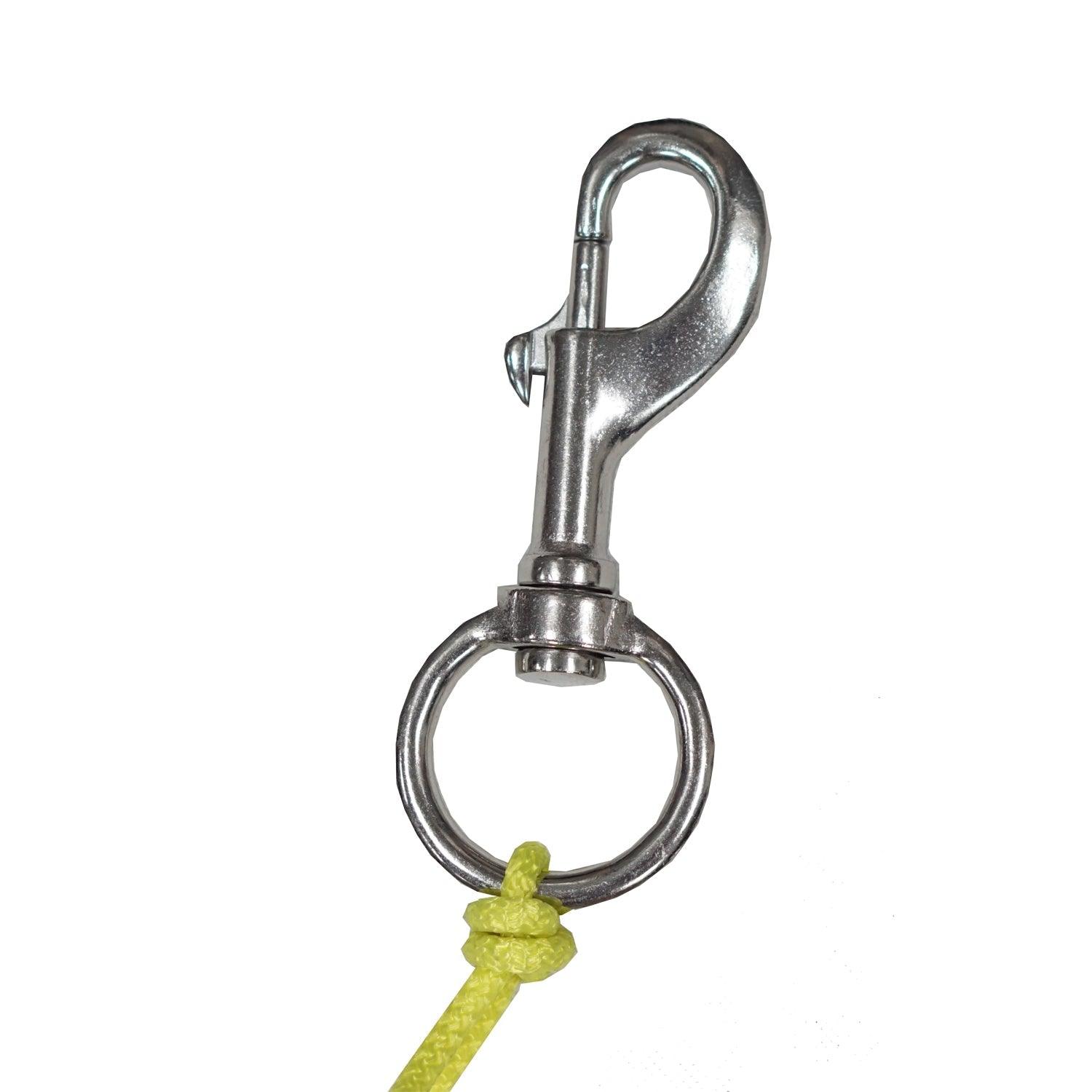 Scuba Choice Heavy duty 6mm Stainless steel Reef Drift Hook w/ Rope and Clip