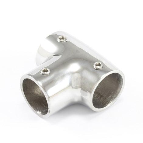 Scuba Choice Marine Slip Tee 90 Degree Stainless Steel Type 316 1" OD Tubing