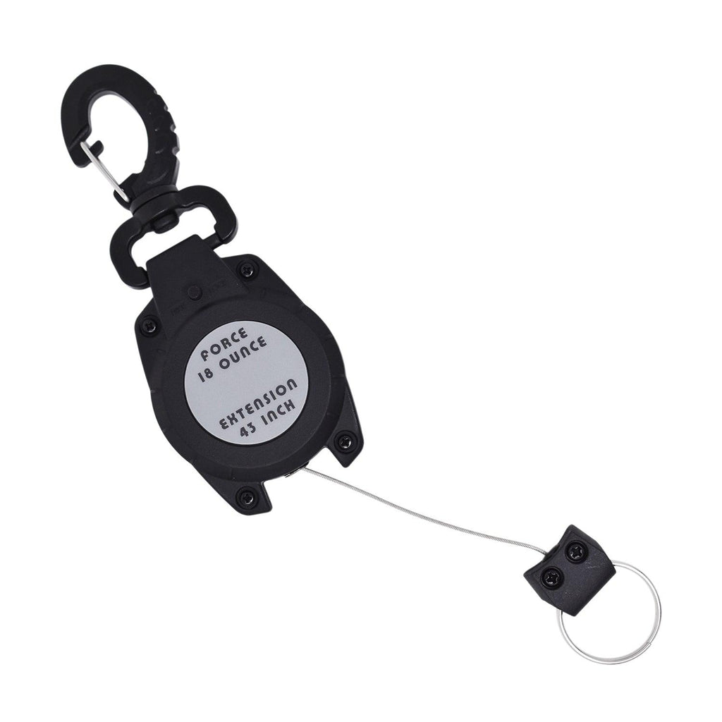 Scuba Diving Deluxe BCD Retractor w/ Lock & Swivel Plastic Clip