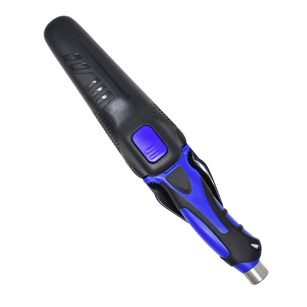 Scuba Choice 10.5" Heavy Duty Stainless Steel Blue Point-Tip Knife w/ 2 Straps