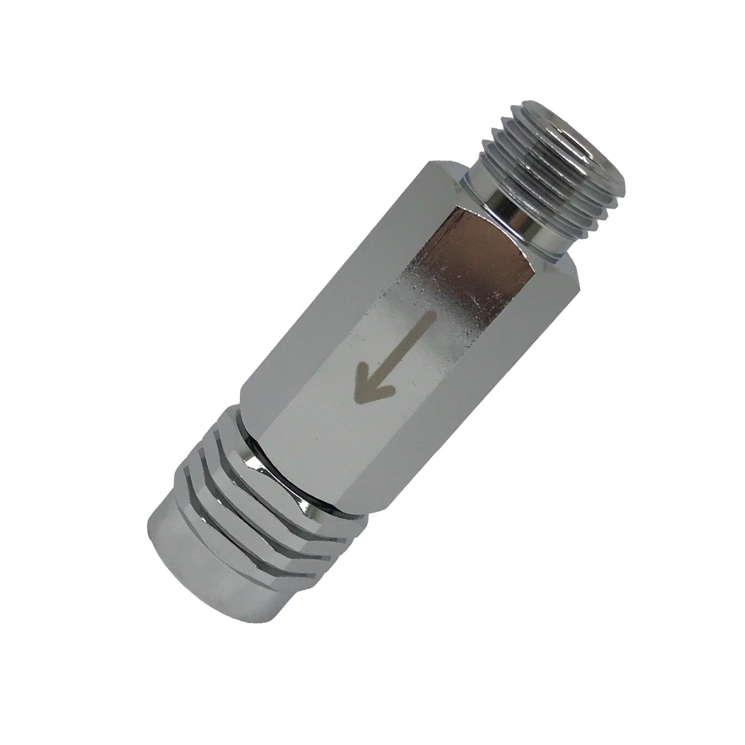 Scuba Choice Scuba Diving One Way Valve Adapter, M 9/6-18 to F 9/6-18