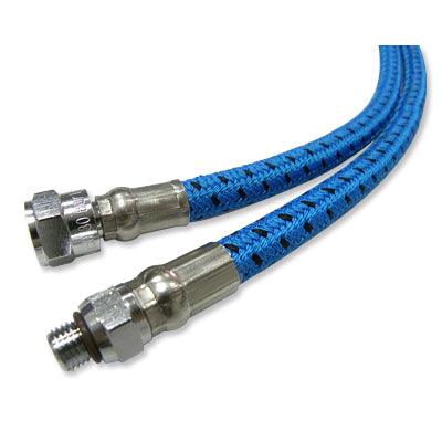 Scuba Choice 24" Low Pressure Nylon Braided Hose for 2nd Stage Reg and Octo, Blue