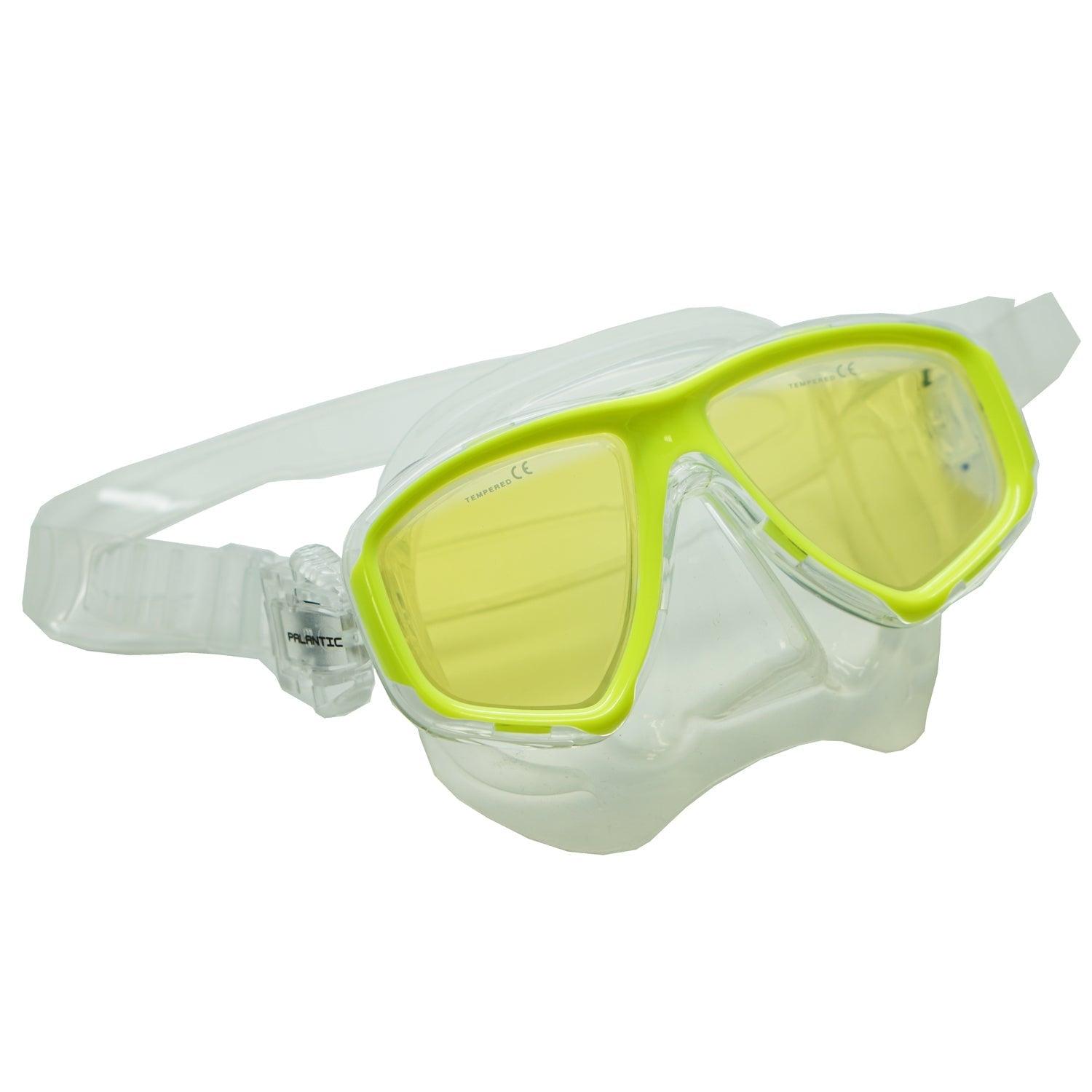 Palantic M36 Translucent Blue/Clear UV Coated Lenses Blue Dive/Snorkeling Mask