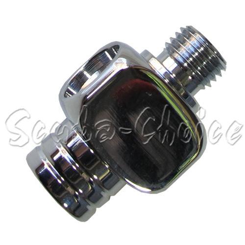Scuba Diving 1 to 3 Thread Adapter, 7/16-20 UNF-2B | 7/16-20 UNF-2A