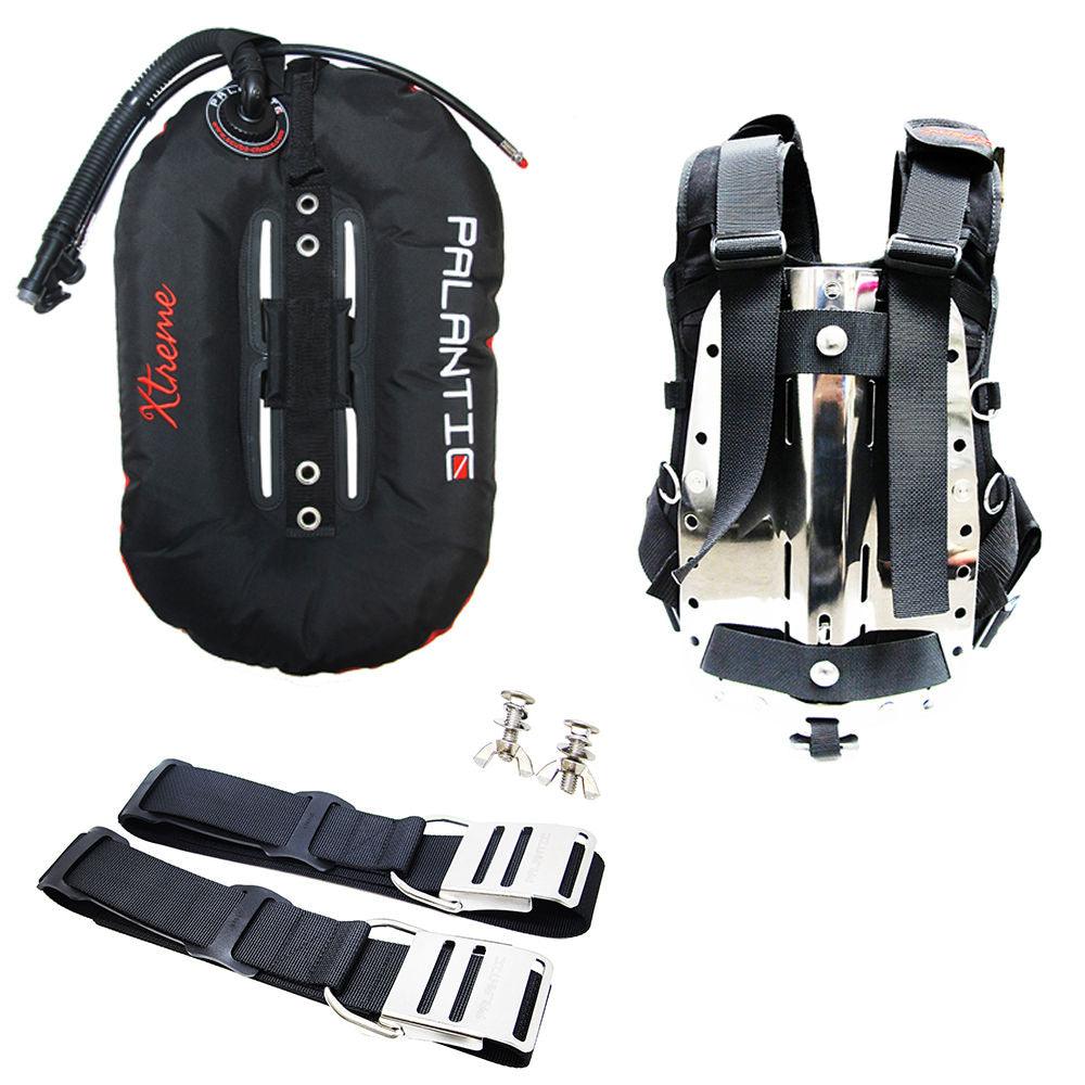 Palantic Xtreme 40lbs Donut Wing Single Tank SS Backplate & Harness Deluxe Set