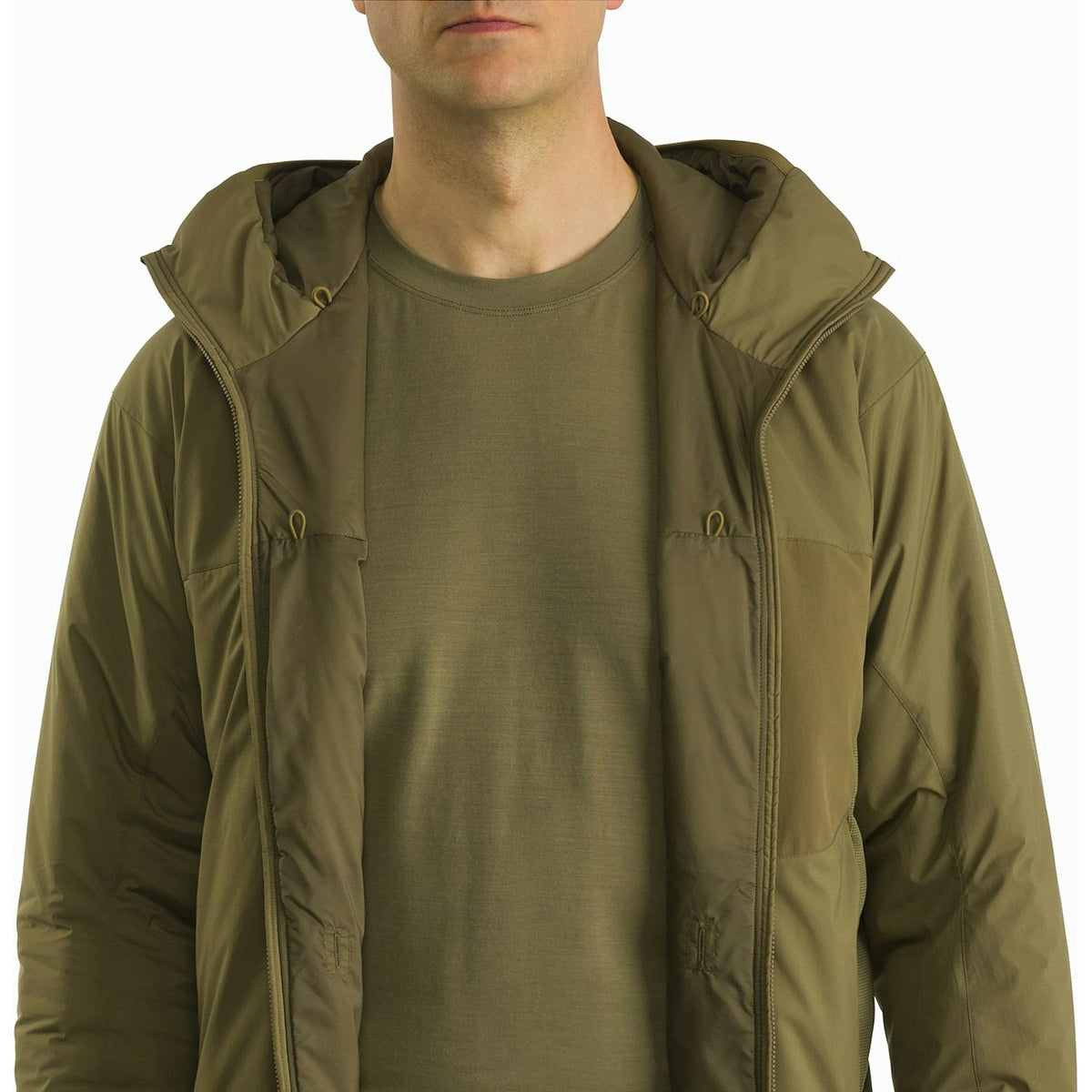 Arc'teryx LEAF Atom LT Hoody Gen 2.1 Men's: Cold Weather Mid-Layer with No Slip Zip