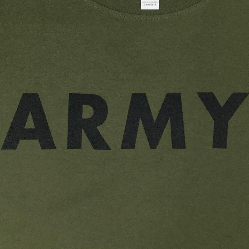 Army Ladies Logo Core T-Shirt (OD Green)