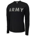 Army Long Sleeve Performance T (Black)