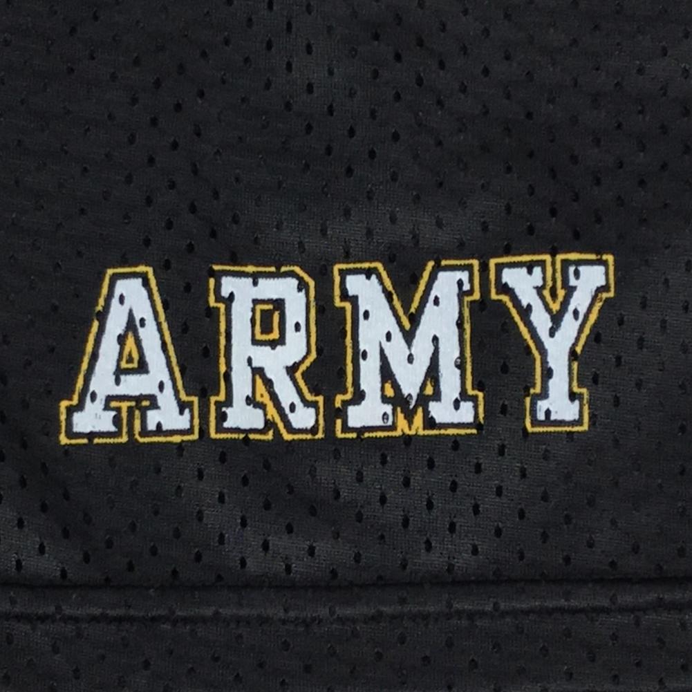 Army Athletic Pocket Mesh Shorts (Black)