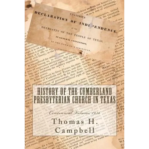 History of the Cumberland Presbyterian Church in Texas