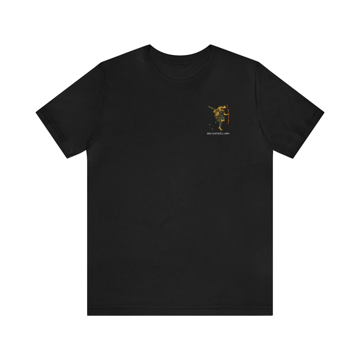 AT4 Rocket and Sword Frog - Front Print - Short Sleeve Tee