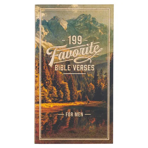 199 Favorite Bible Verses for Men Softcover - Paperback