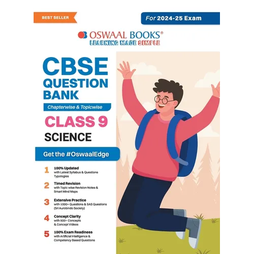 Oswaal CBSE Question Bank Class 9 Science, Chapterwise and Topicwise Solved Papers For 2025 Exams - Paperback