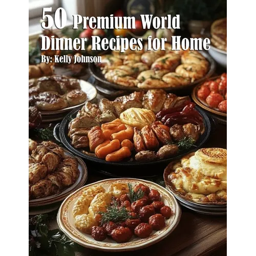 50 Premium World Dinner Recipes for Home - Paperback