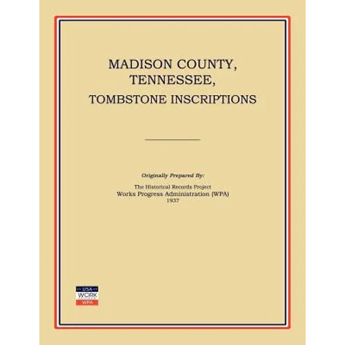 Madison County, Tennessee, Tombstone Inscriptions