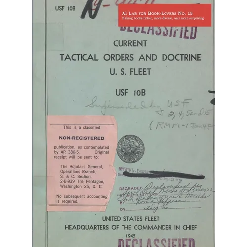 Current Tactical Orders and Doctrine