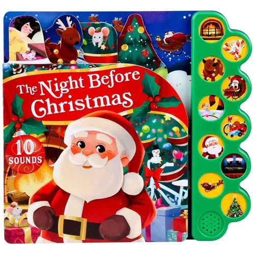 The Night Before Christmas 10-Button Sound Book - Board Book