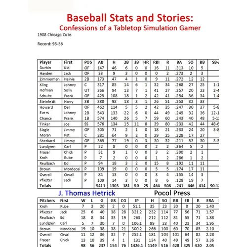 Baseball Stats and Stories: Confessions of Tabletop Simulation Gamer - Paperback