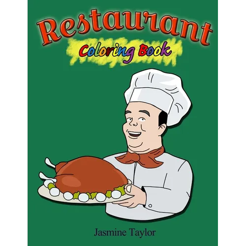 Restaurant Coloring Book - Paperback