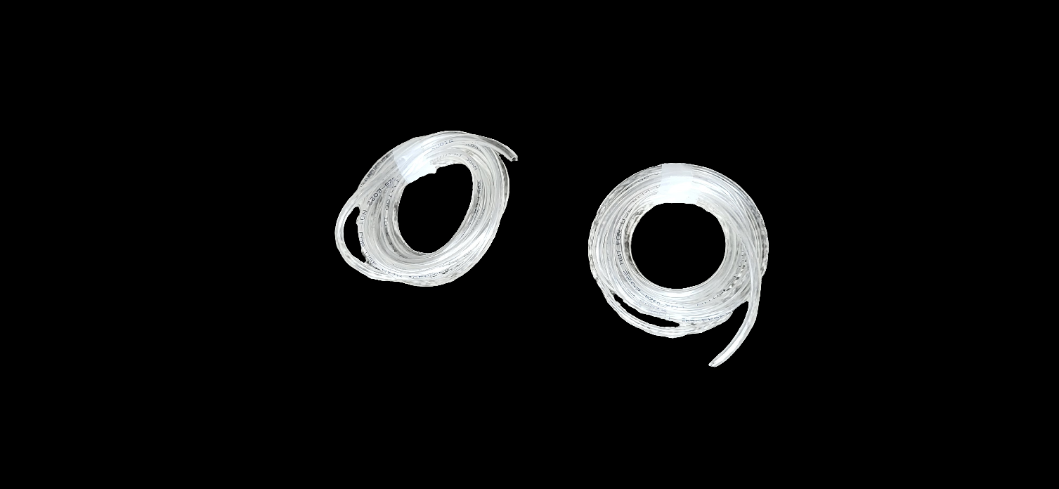1/4in PVC anti fog hose 10ft
