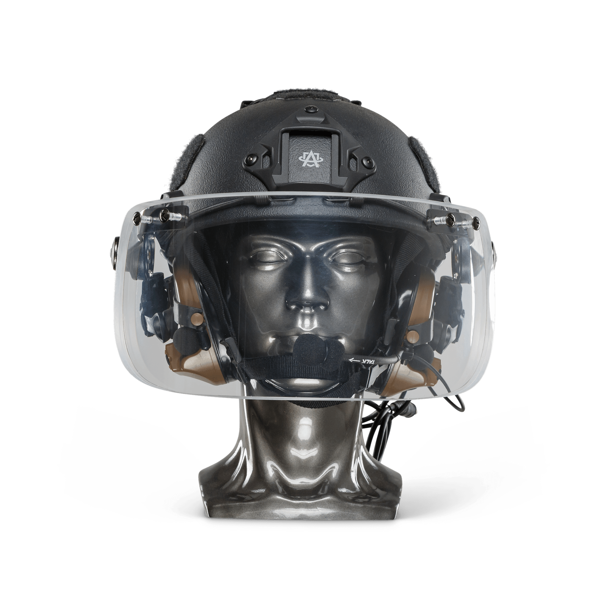 Ballistic Helmet with Face Shield - NIJ Level IIIA+