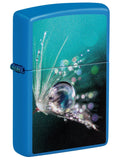 Zippo Fishing Fly Macro Design, Blue Matte Lighter #48864