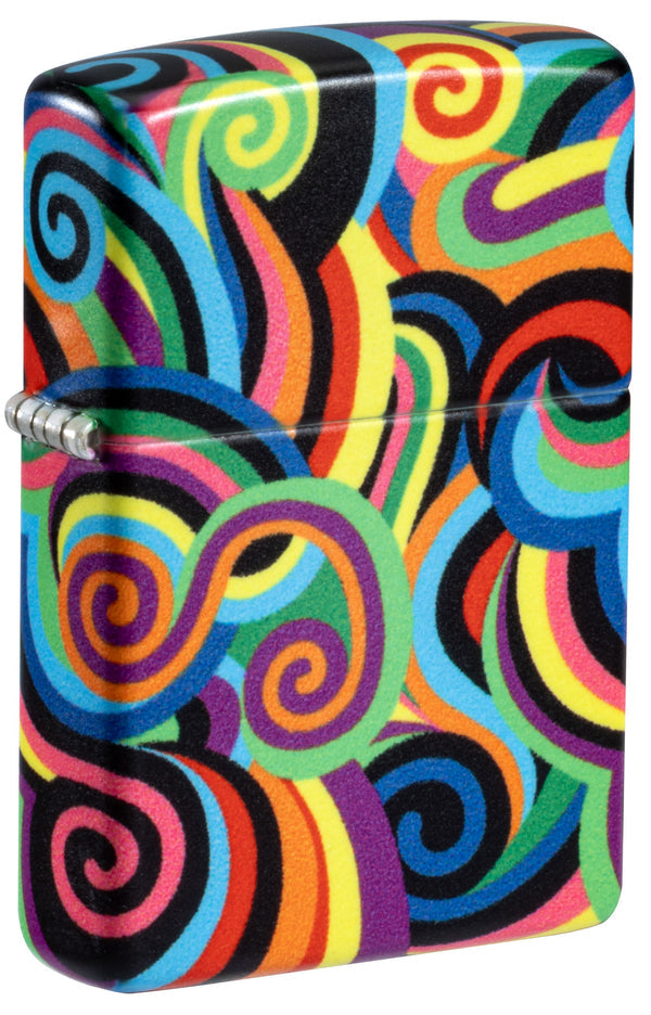 Zippo Rietveld Glowing Swirls 540 Design Lighter #46491