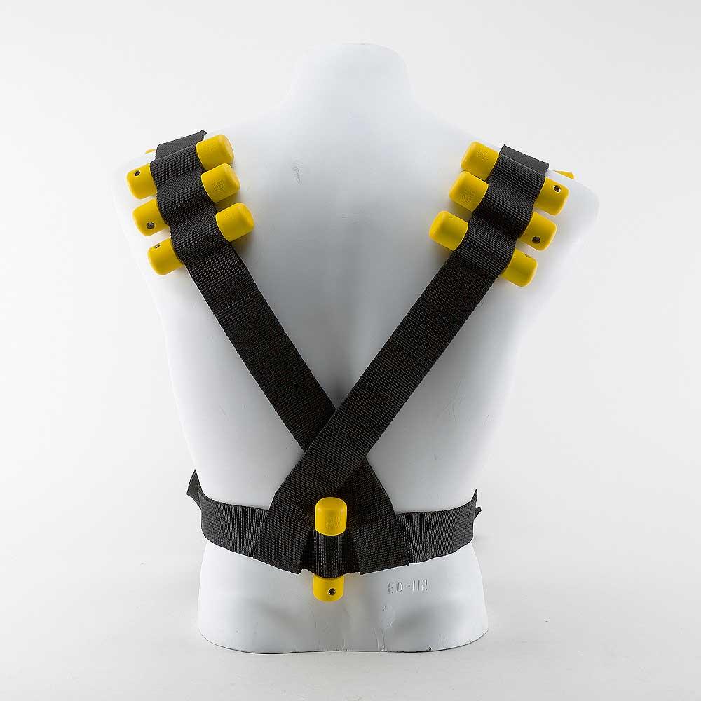 Scuba Diving Belt & Braces for Slug Weights, Black
