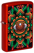 Zippo Trippy Eye Design, Metallic Red Lighter #48678