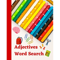 Adjectives Word Search: English grammar puzzle activity book - Paperback