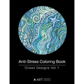 Anti-Stress Coloring Book: Ocean Designs Vol 1 - Paperback